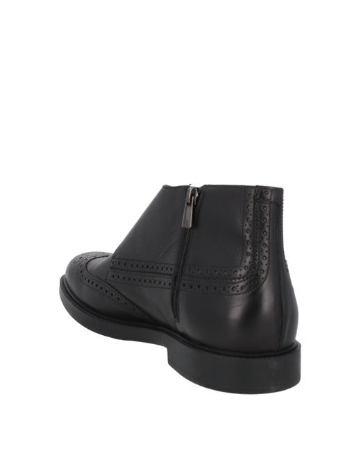 Fratelli Rossetti Black Ankle Boots for men