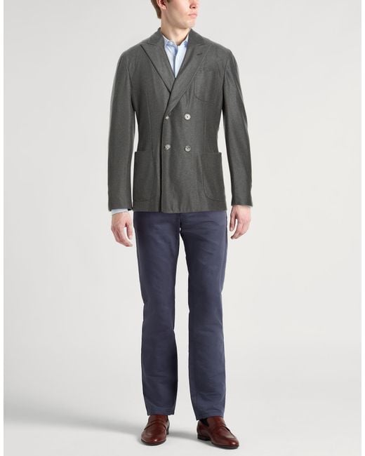 Fedeli Gray Blazer for men