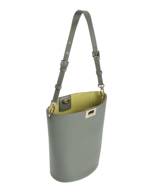 Furla Gray Shoulder Bag