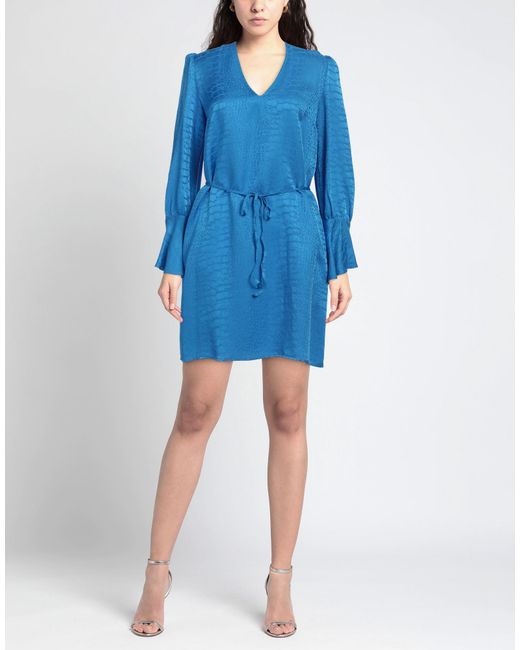 Twinset Blue Mini Dress