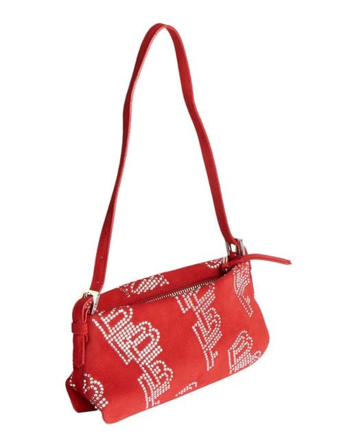 By Far Red Shoulder Bag