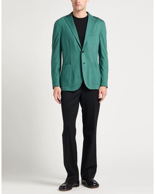 Boglioli Green Blazer for men