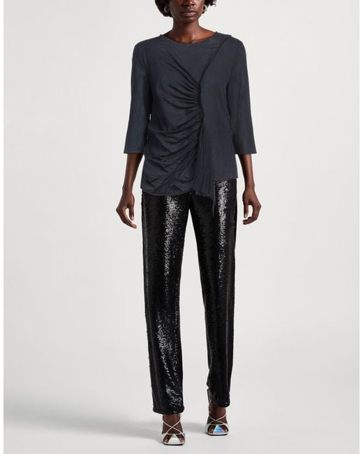 Hache Blue Top Cotton