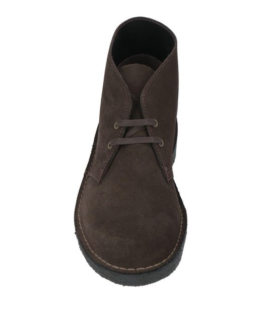 Clarks Brown Ankle Boots for men