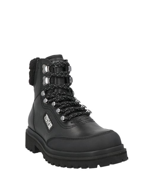 Versace Jeans Couture Black Ankle Boots for men