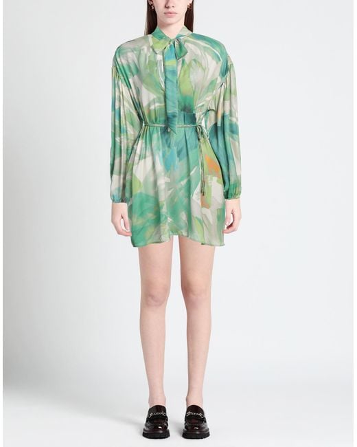 Twinset Blue Mini Dress
