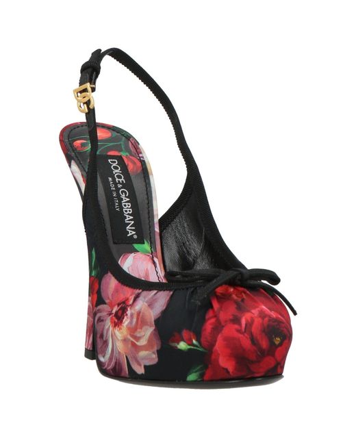 Dolce & Gabbana Metallic Pumps Viscose, Cotton