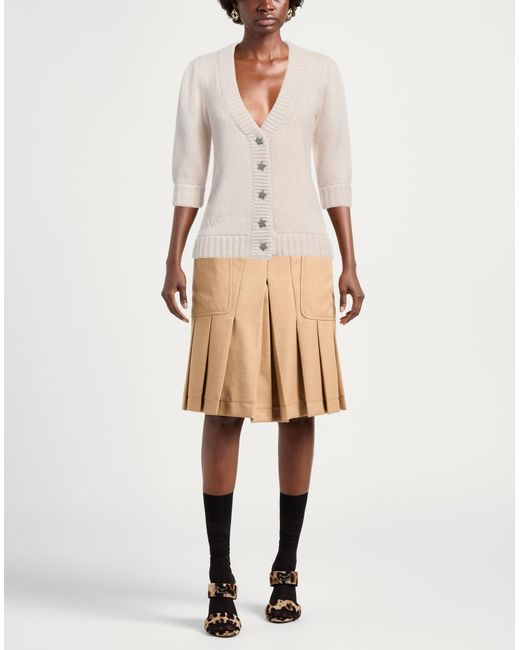 Zadig & Voltaire Natural Cream Cardigan Recycled Cashmere, Cashmere, Wool