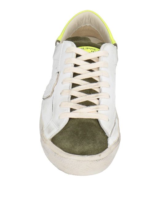 Philippe Model White Trainers for men