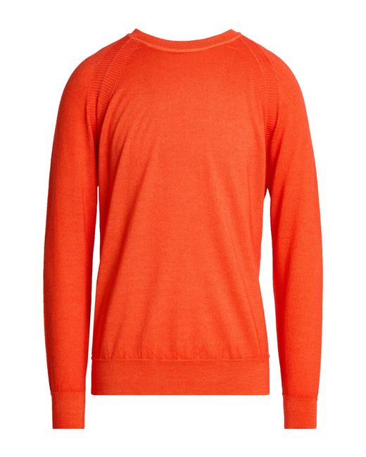 Aspesi Orange Sweater Wool for men