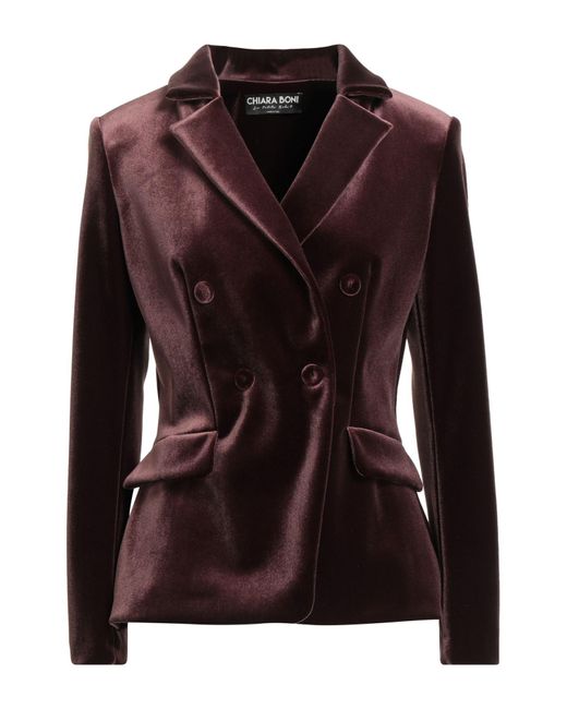 La Petite Robe Di Chiara Boni Brown Blazer