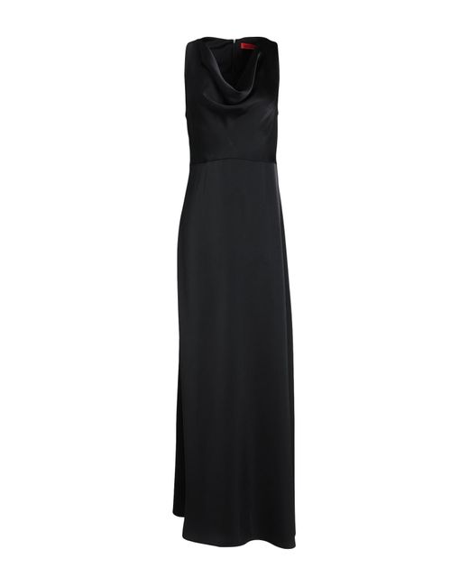Vestido largo MAX&Co. de color Black