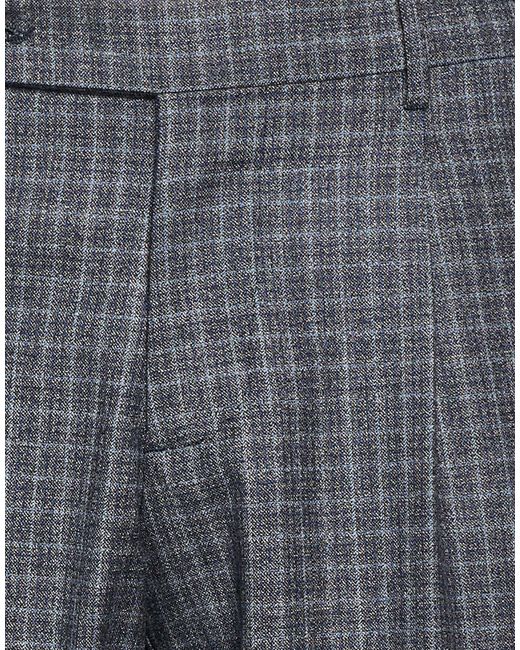 Berwich Blue Slate Pants Virgin Wool, Elastane for men
