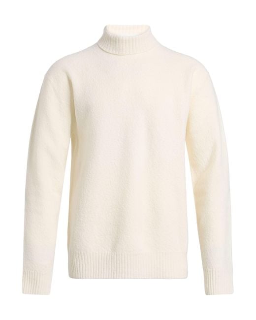Jil Sander White Turtleneck for men