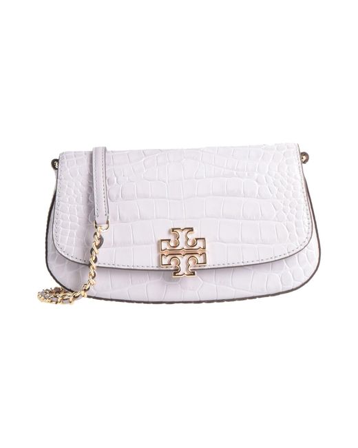 Tory Burch White Cross-Body Bags