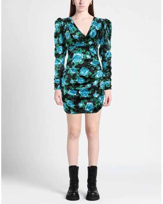 Alessandra Rich Blue Mini Dress