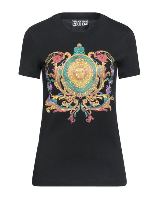 Versace Black T-Shirt Organic Cotton