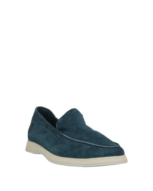 Andrea Ventura Firenze Blue Loafers for men