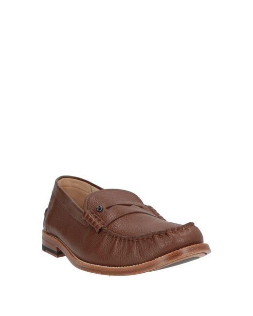 Bally Brown Tan Loafers Goat Skin for men