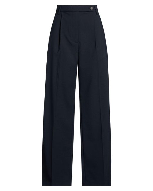Department 5 Blue Pants Polyester, Virgin Wool, Elastane
