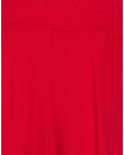 Moorer Red Pants Cotton, Elastane