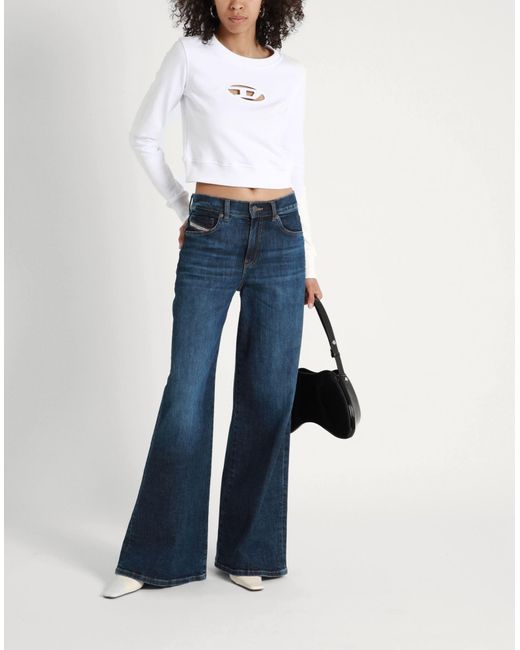 DIESEL White Sweatshirt