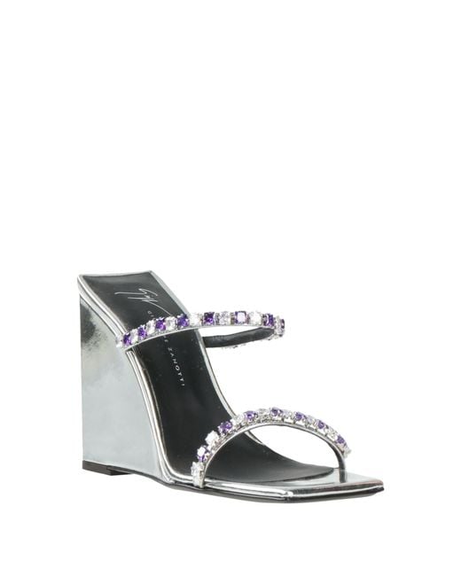 Giuseppe Zanotti White Sandals Leather
