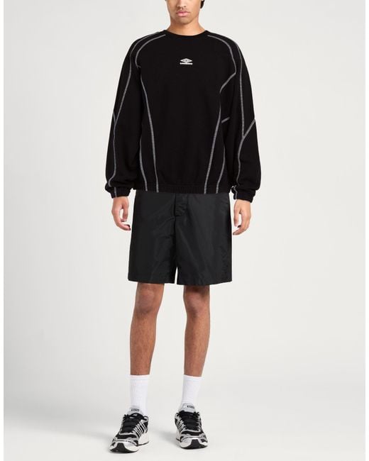 Umbro Black Sweatshirt Cotton for men