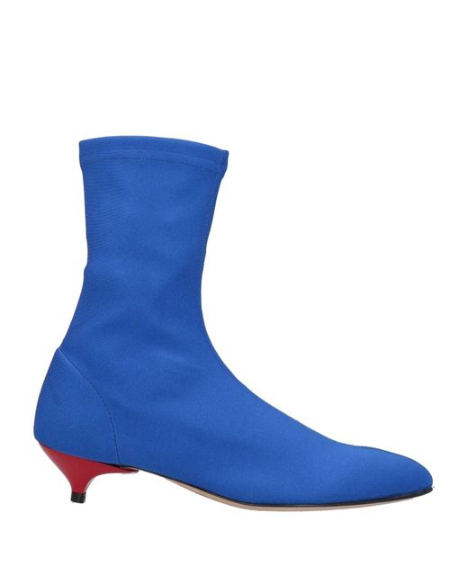 GIA COUTURE Blue Ankle Boots