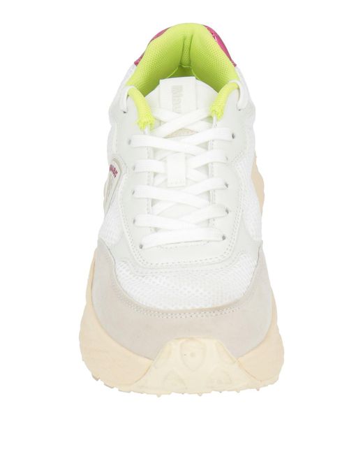 Blauer White Trainers