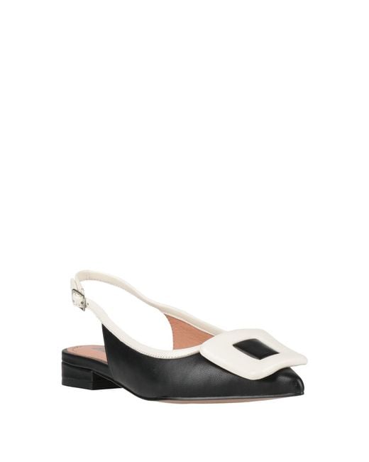 Bibi Lou White Ballet Flats