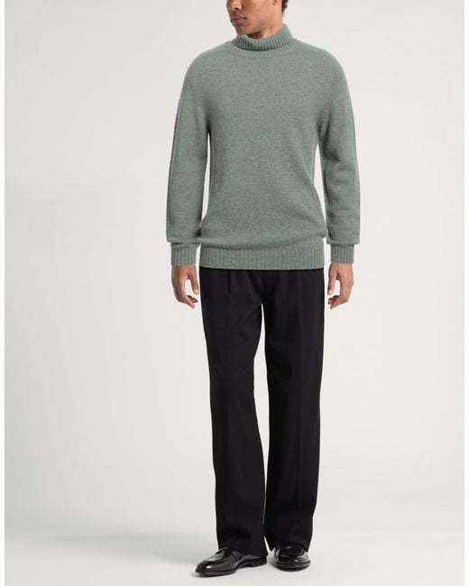 Boglioli Green Turtleneck for men