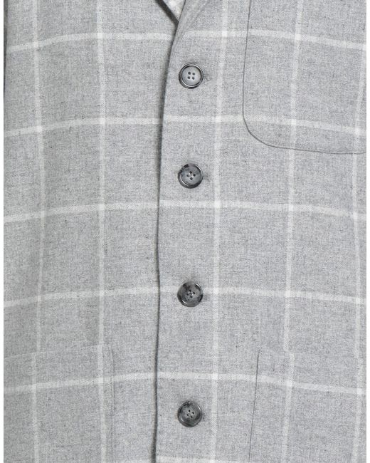 PIETRASALATA Gray Blazer Virgin Wool, Polyester, Elastane for men