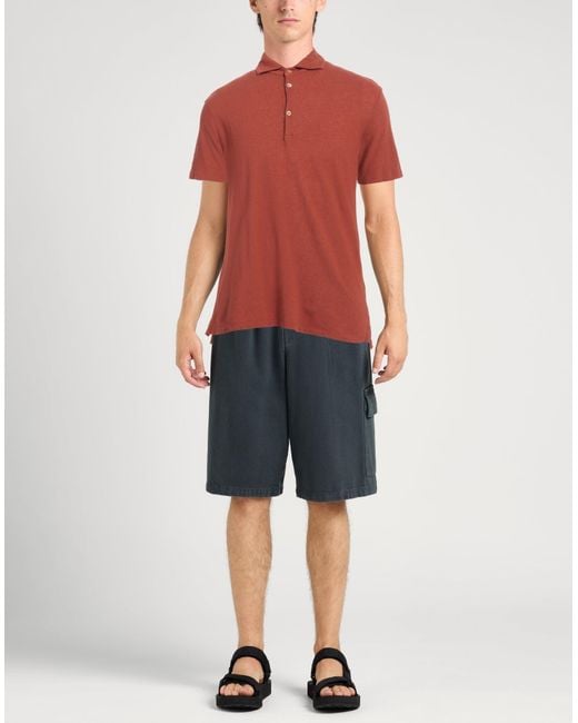 Boglioli Red Polo Shirt for men