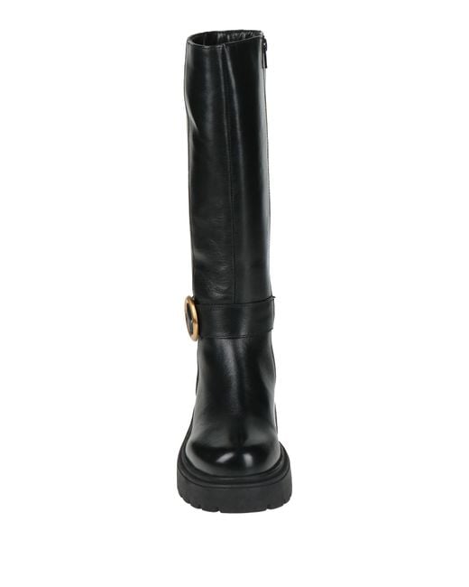 Maliparmi Black Boot Leather