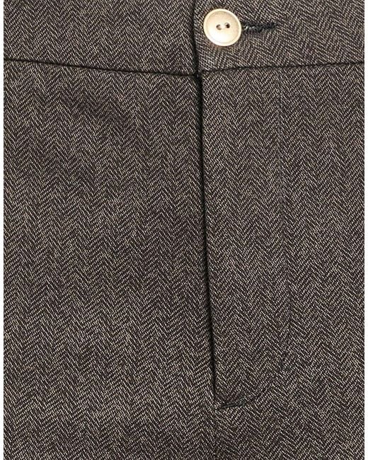 40weft Gray Pants Cotton, Elastane