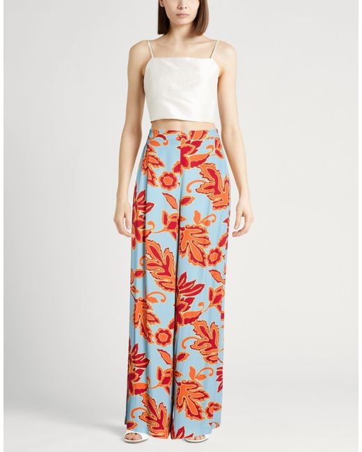 Semicouture Red Light Pants Viscose