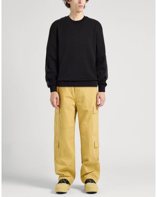 Calvin Klein Black Sweatshirt Cotton, Polyester for men