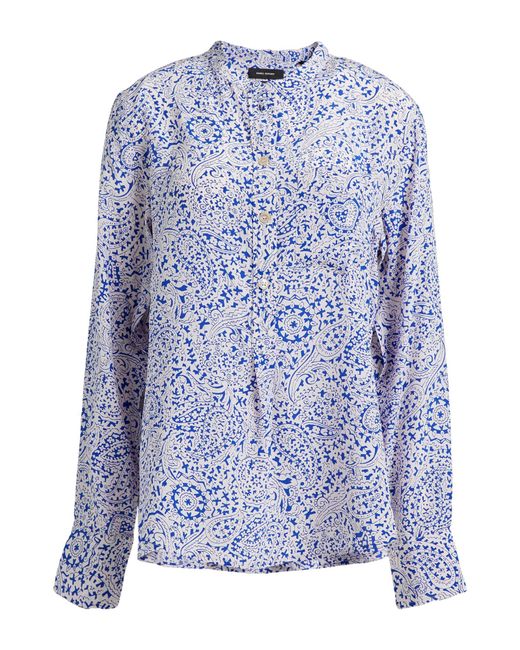 Isabel Marant Silk Blouse in Blue | Lyst