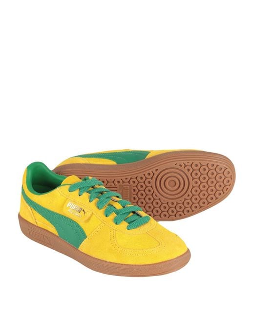 PUMA Yellow Trainers