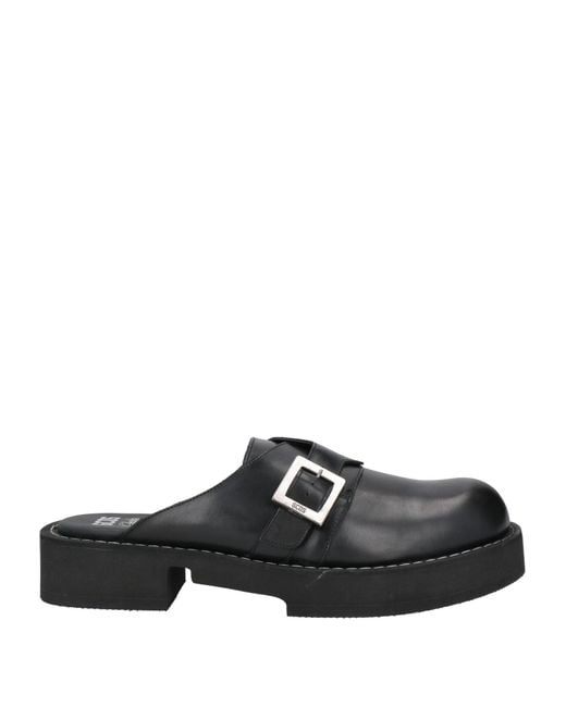 GCDS x CLARKS Black Mules & Clogs Leather for men