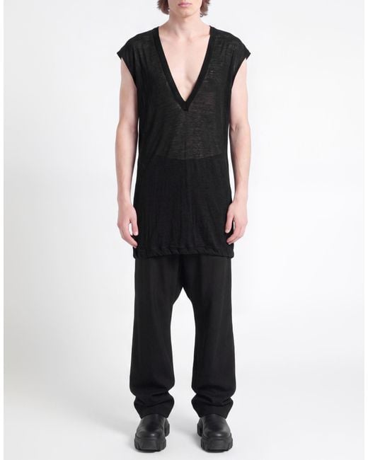 Rick Owens Black T-Shirt for men
