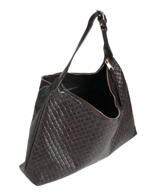 Marc Ellis Gray Dark Shoulder Bag Leather
