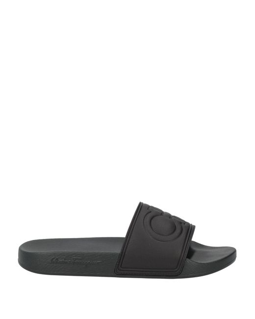 Ferragamo Black Sandals