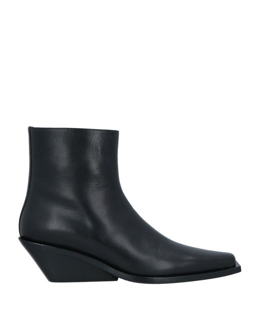 Ann Demeulemeester Black Ankle Boots