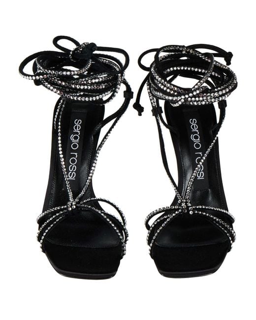 Sergio Rossi Black Sandals