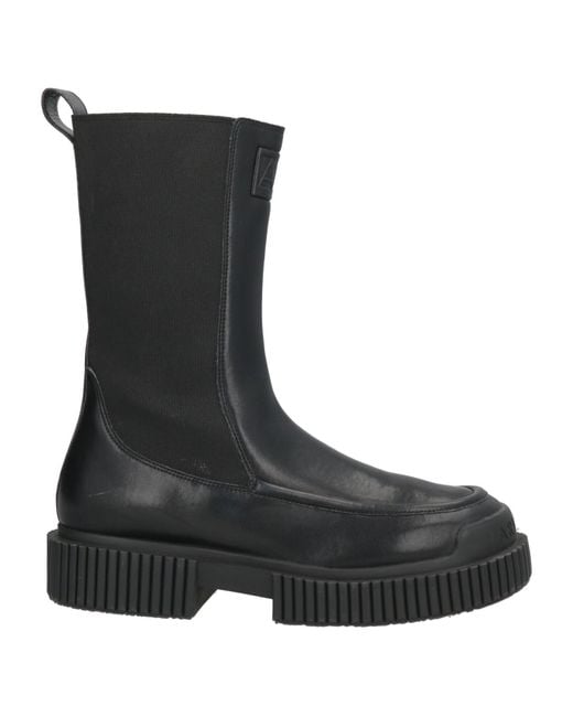 ARMANI EXCHANGE Black Ankle Boots