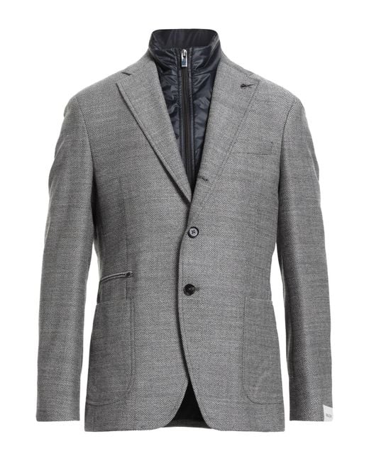 Paoloni Gray Jackets for men