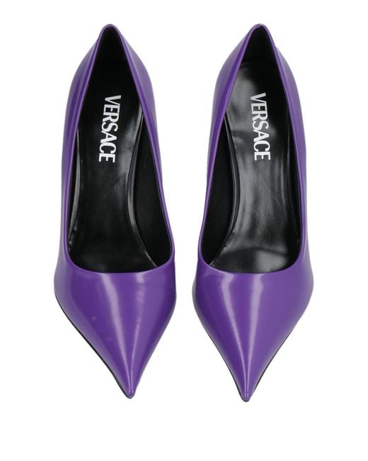 Versace Purple Pumps