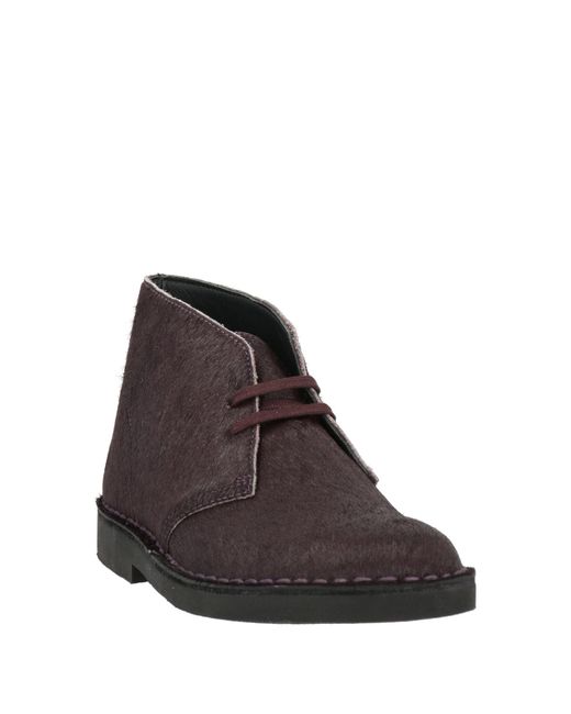 Clarks Brown Ankle Boots